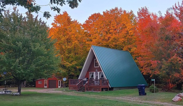 Cabin 3 Clean, BIG yard, private dock w 2 kayaks, Internet, TV streaming.