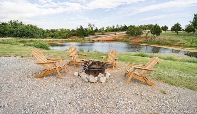 Cabin at Pepper Sprout Ranch Pond View Rural Setting Outdoor Amenities