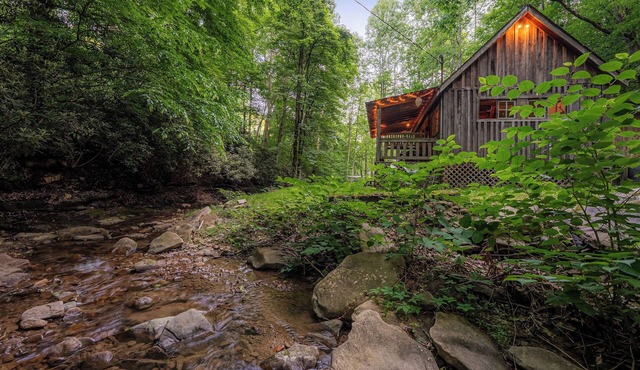 Cabin by The Creek Located Minutes From New River Gorge National Park