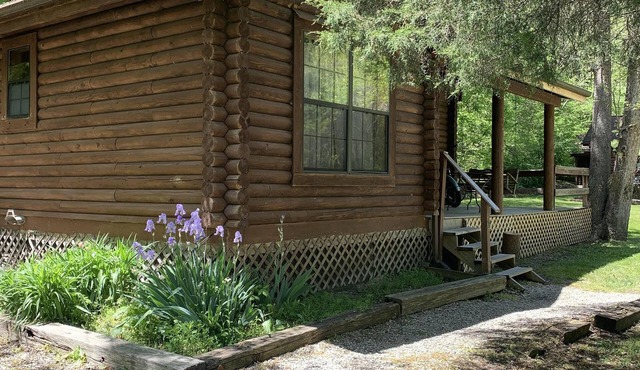 Cabin close to Natural Bridge State Park with Jhot tub and internet