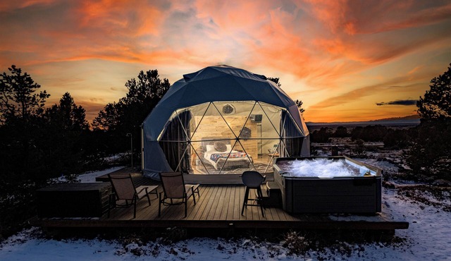 Cabin | Geodome | Hot Tub | Fire Pit | Stargazing Pergola | Great Sand Dunes NPn
