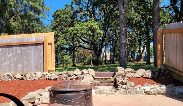 Cabin home with its own private access park.