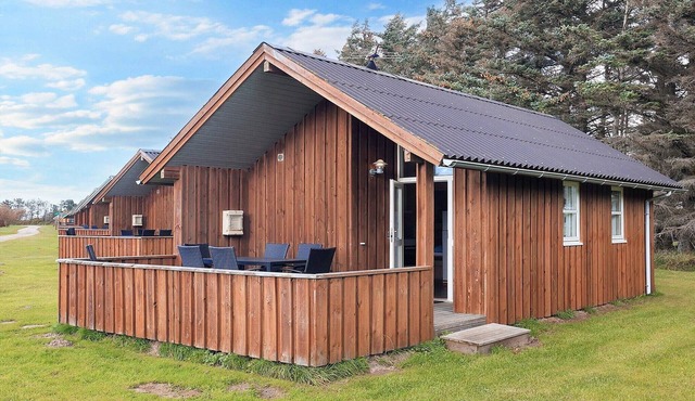 Cabin in camping resort with heating