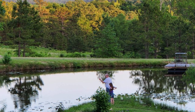 Cabin in Ouachita mountains with hot tub and great views!