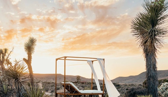 Cabin in the desert with 360 views near Joshua Tree National Park