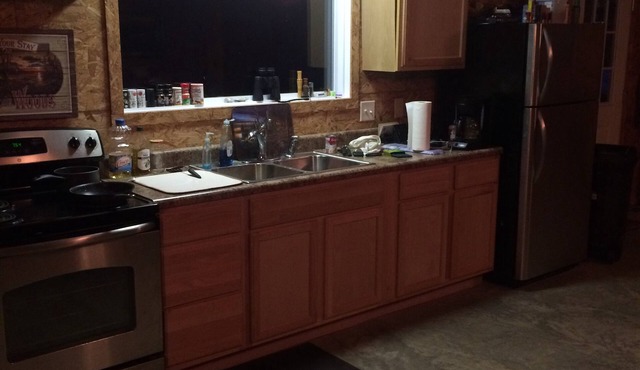 Cabin in the middle of nowhere. Built in 2011.