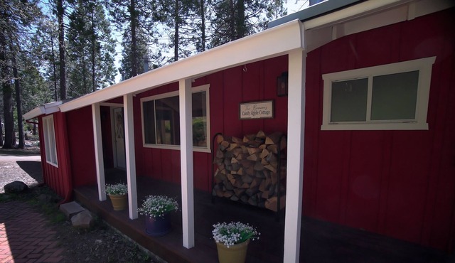 Cabin in the mountains with private lake and hot tub