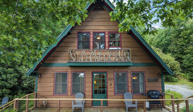Cabin near BR/Boone, fire pit, WIFI, secluded, nearby hikes, and VIEWS!