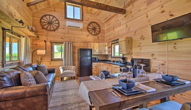 Cabin on 35-Acre Farm in Blanchardville with Trails!