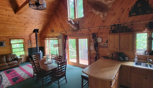 Cabin on a private lake near ATV trails