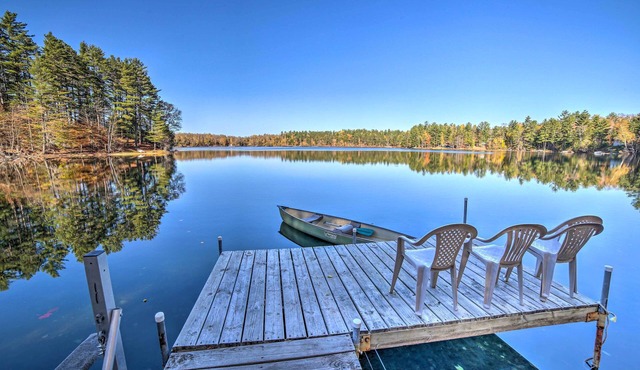 Cabin on Powell Lake w/On-Site Snowmobile Trails!
