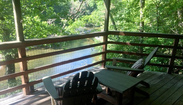 Cabin on South Toe River and pet friendly!