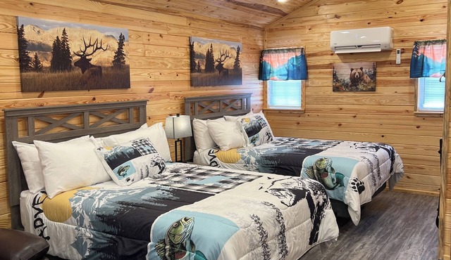 Cabin Unit 1 of 6 in amazing Paige with AC, WiFi