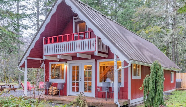 Cabin Vibes & Family Friendly w-Private Hot Tub Steps to Rainier