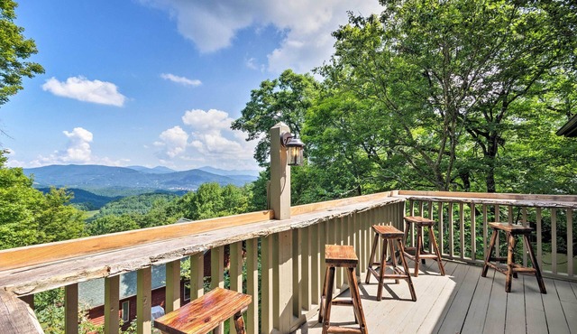 Cabin w/Fireplace & Mountain Views: 5 Mi to Boone
