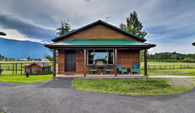 Cabin w/Porch & View ~ 19 Mi to West Glacier