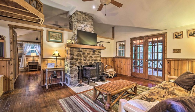 Cabin w/Trails + Creek! 23 Mi to Camelback Slopes