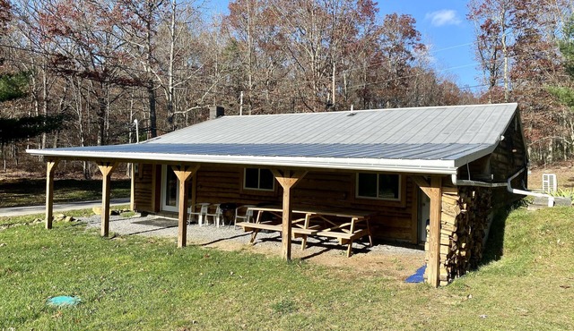 Cabin where the black top ends.Cabin 1