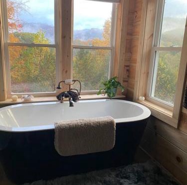 Cabin with a view in Hot Springs—walk to AT