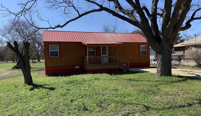 Cabin with Deck . Close Nueces River