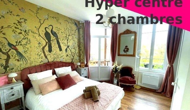 Cabourg chic 4pers, 2beds, 2showers balcony wifi