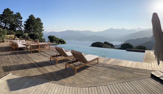 Calanques de Piana Villa Piscine vue mer et Montagne