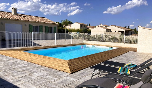 Calm and modern villa with a private pool