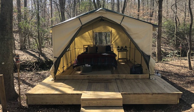 Camp Hidden Creek /Sleep where the shine was made!