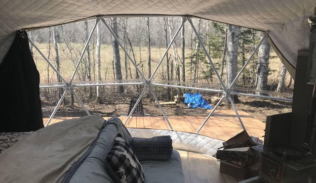 Camp in a Snowglobe!