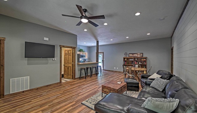 ‘Camp Monroe’ in Bloomington w/Deck & Views!