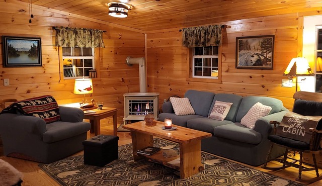 Camp Navarac, a cozy waterfront ski retreat just 6 miles from Bristol Mountain.
