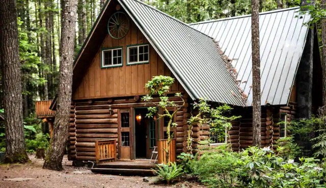 Camp Neary - epic hand built log cabin