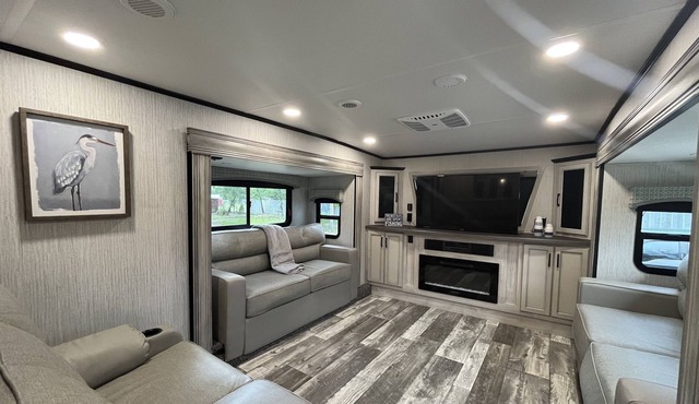 Camper 4.5 Miles to the Beach in a Quiet Campground