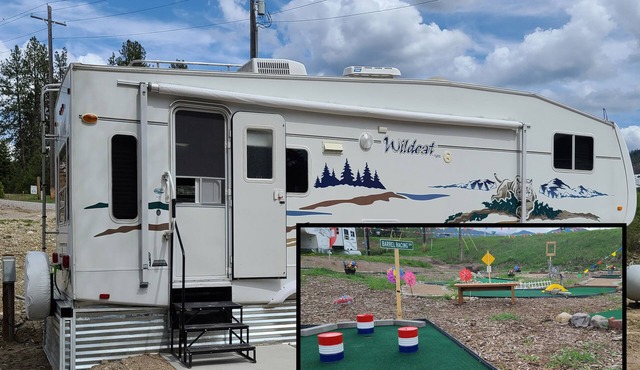 Camper at Minigolf Course TIGER - AC - Furnace - Fully Furnished