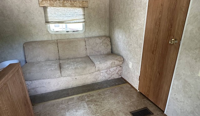 Camper located in the heart of Burr Oak State Park