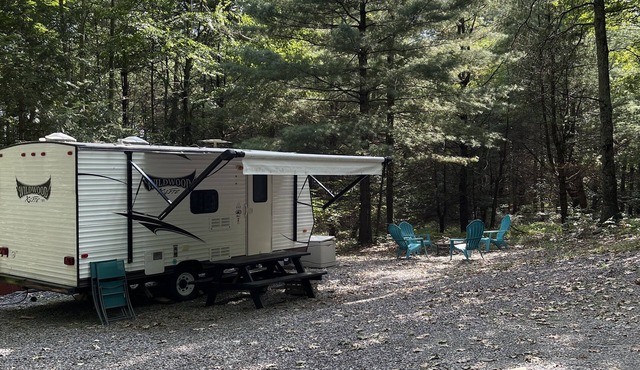 Camper next to Rickett’s glen