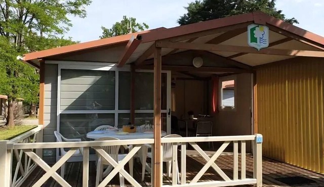Camping Le Verger de Jastres* - Chalet Morea 3 rooms 5 people air-conditioned