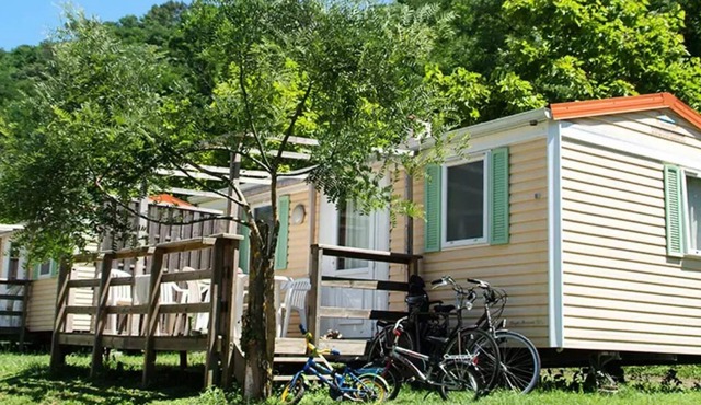Camping Le Mas De Champel **** - Mobile Home Standard 3 rooms 4 people