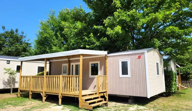 Camping Village La Rivière Fleurie* - Premium 4-room mobile home for 6 people Air-conditioned