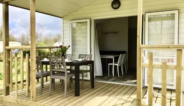 Camping Au Pré de l'Etang * - Panama mobile home 3 rooms 4 people