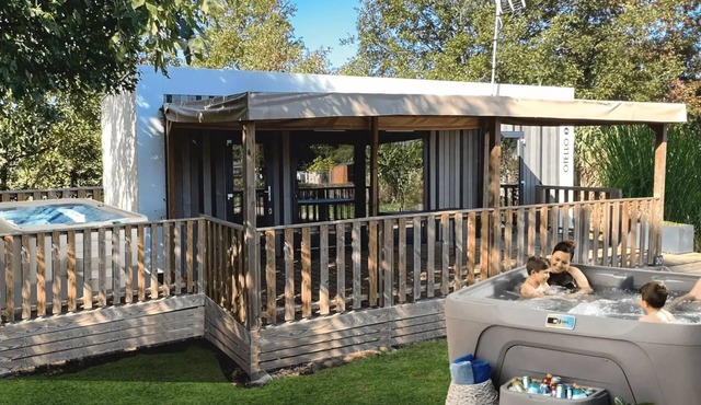 Camping Au Pré de l'Etang - Mobil home Otello Duo Premium 3 rooms 4 persons
