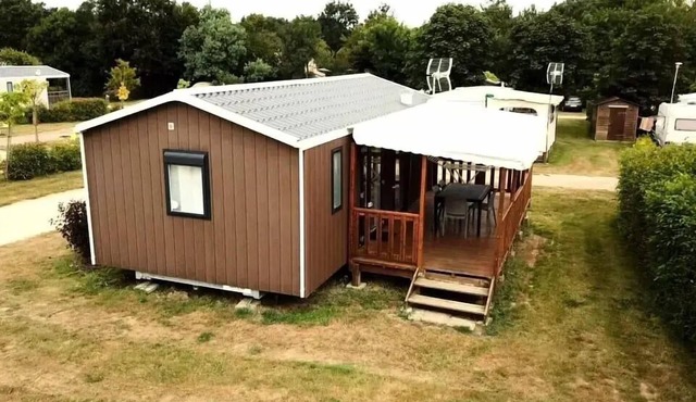 Camping Au Pré de l'Etang - Mobile home Santa Fé 3 rooms 4 people