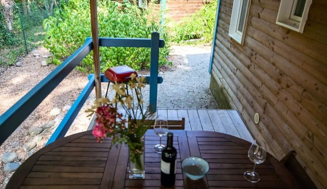 Camping Beau Rivage * - Chalet Privilege 35m2 - 2 bedrooms - 6 people