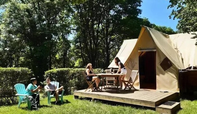 Camping Beau Rivage * - Lodge 26m2 - 4 people