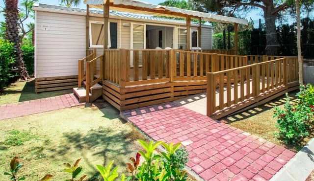 Camping Borepo*** - Mobile home Optiméo PMR 3 rooms 4 people Air-conditioned