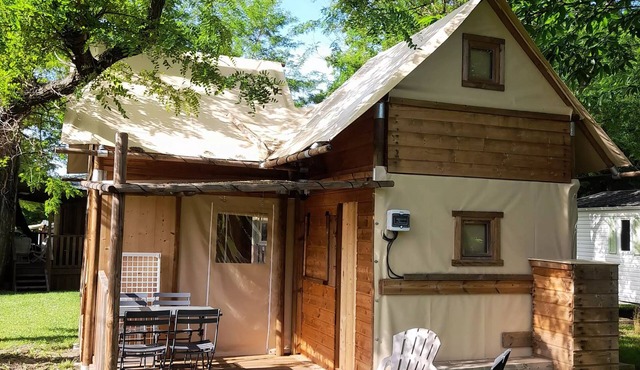 Camping Castanhada* - 3-room cabin tent for 4 people