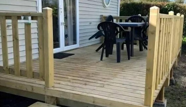 Camping de la Baie - Baie de Somme Nature - Pendé/Routhiauville * - Evasion mobile home 4 people