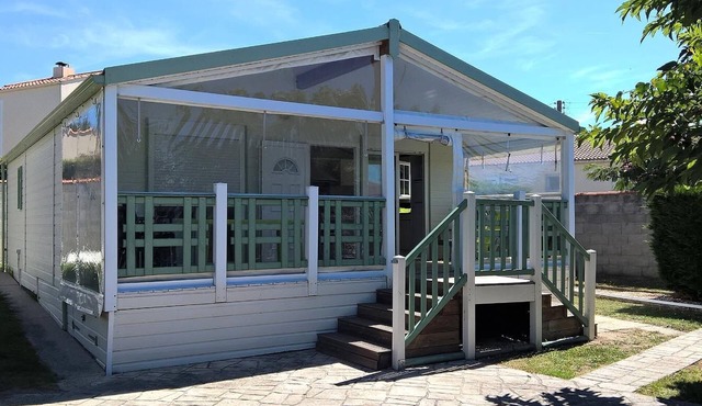 Camping de l'Auzance - Prestige Chalet XL - 3 bedrooms 58m&sup2; with terra