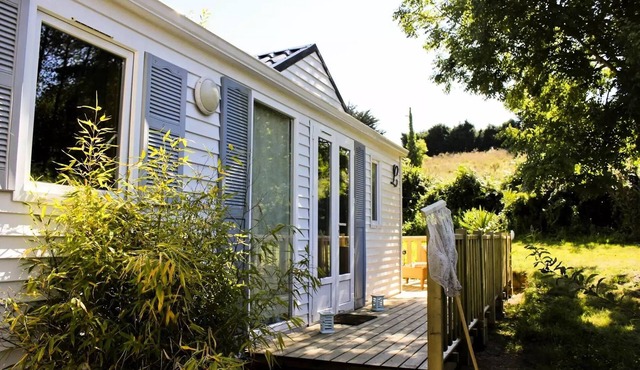 Camping de la Baie de Térénez * - STANDARD SAVANAH TV mobile home - 2 bedrooms 28m² 5 people