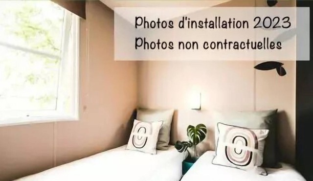 Camping de la Liez * - Mobile home New Loft 4 Rooms 6 People Air-conditioned